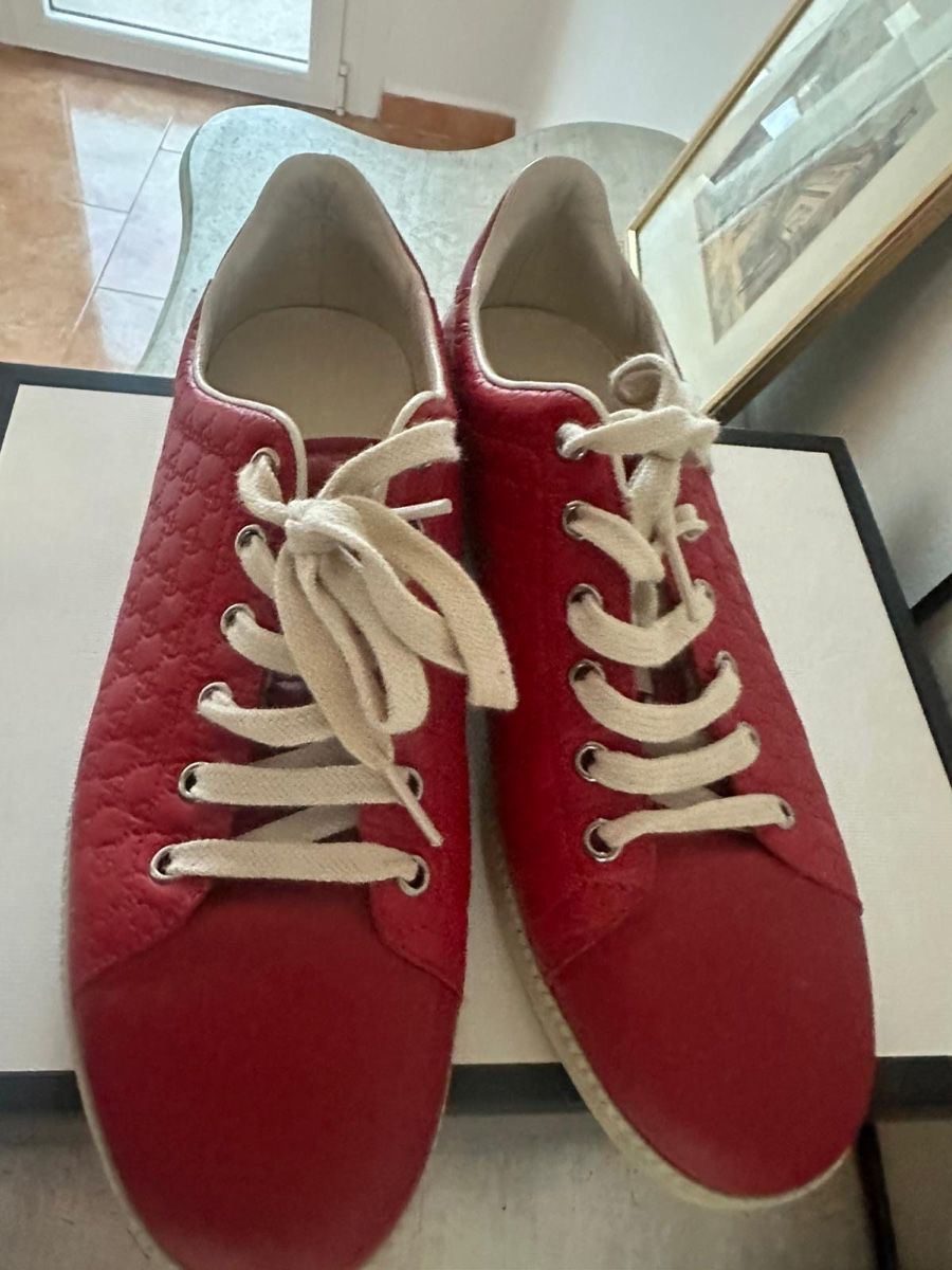 Gucci Scarpe da donna: Authentic Original Gucci sneakers Red Leather GG – Nuovo (secondo la descrizione) da Zürich venduto da sel_tvq7