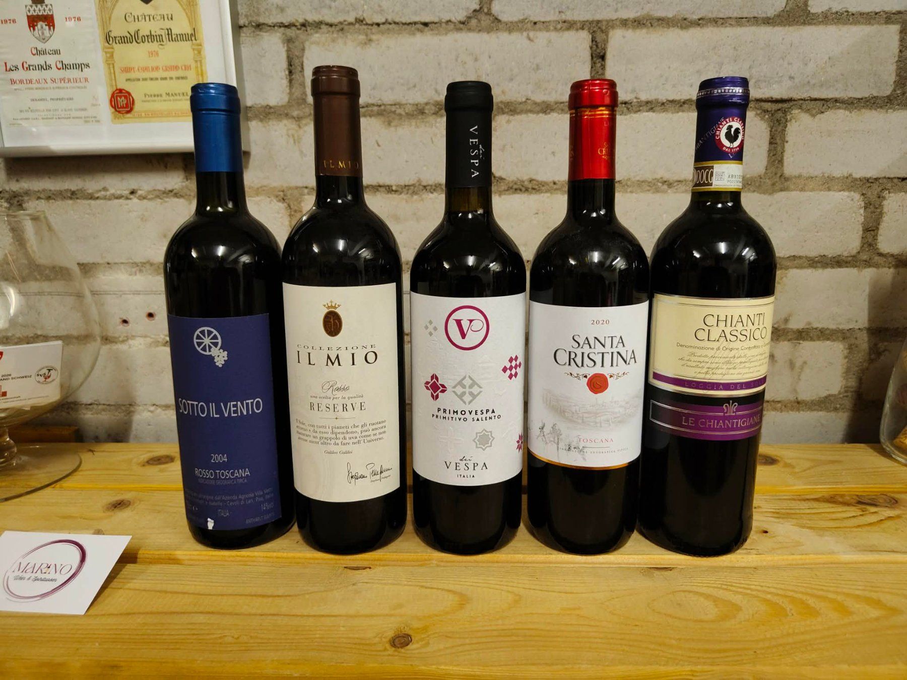 Wein: 9 Flaschen Wein aus Italien – Neu (gemäss Beschreibung) aus Münchenstein von wusmarino