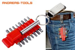 Würth Bitset 17 tlg 16 Bits + 1 Bithalter mit Gürtelclip
