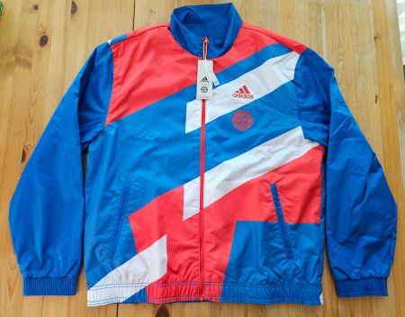 FC Bayern München Trainerjacke NEU wendbar adidas Gr. L FCB