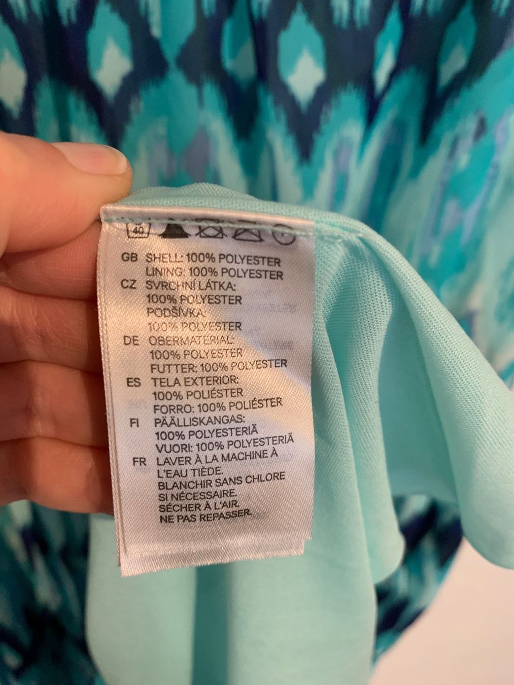 H&M Vestiti: H&M Kleid türkis Gr. M / L – Usato da Fislisbach venduto da KolibriSecondhand 9