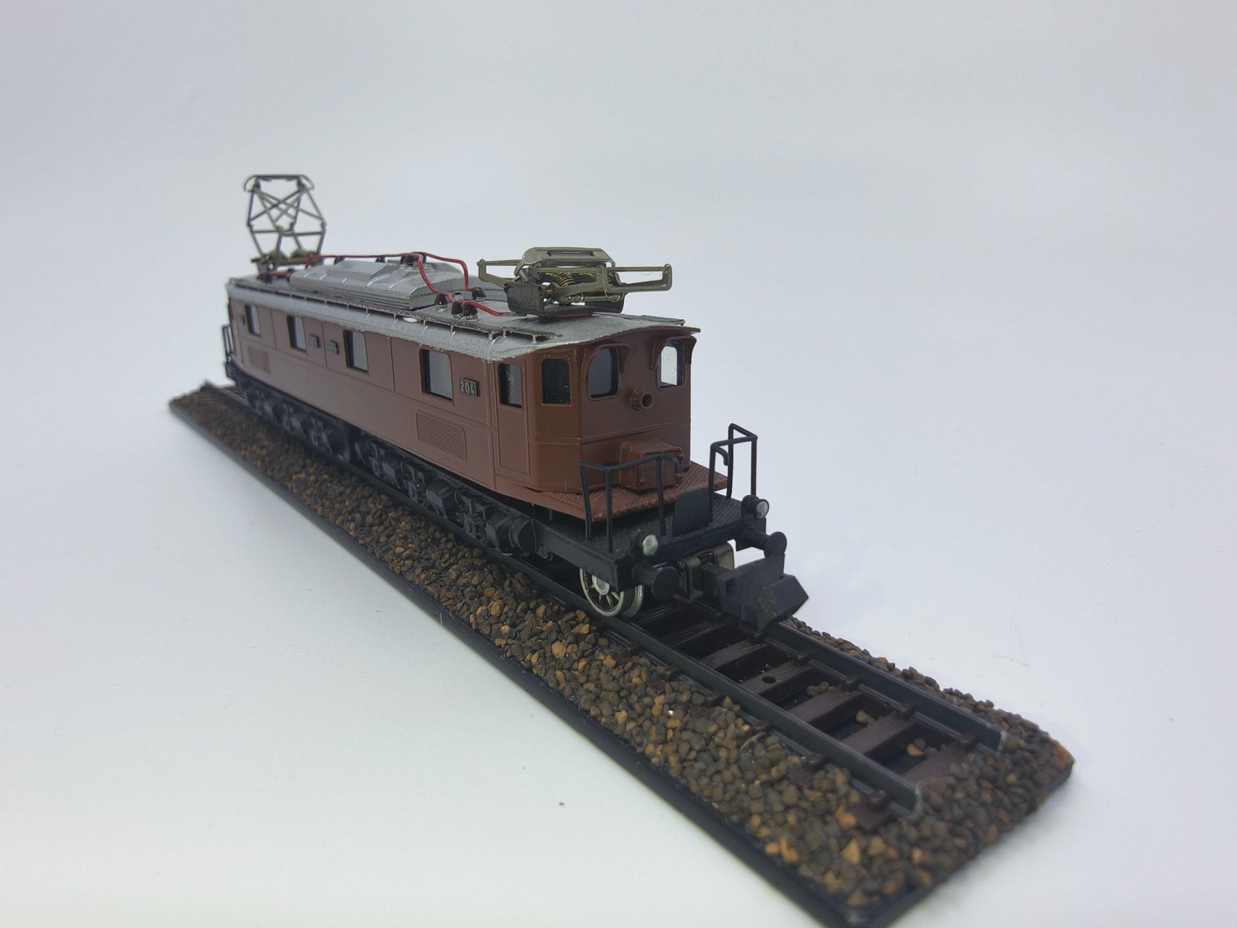 Lemaco Modellini di ferrovie: Lemaco Ae 6/8 204, braun, Analog – Usato da Wangs venduto da mobacom 5
