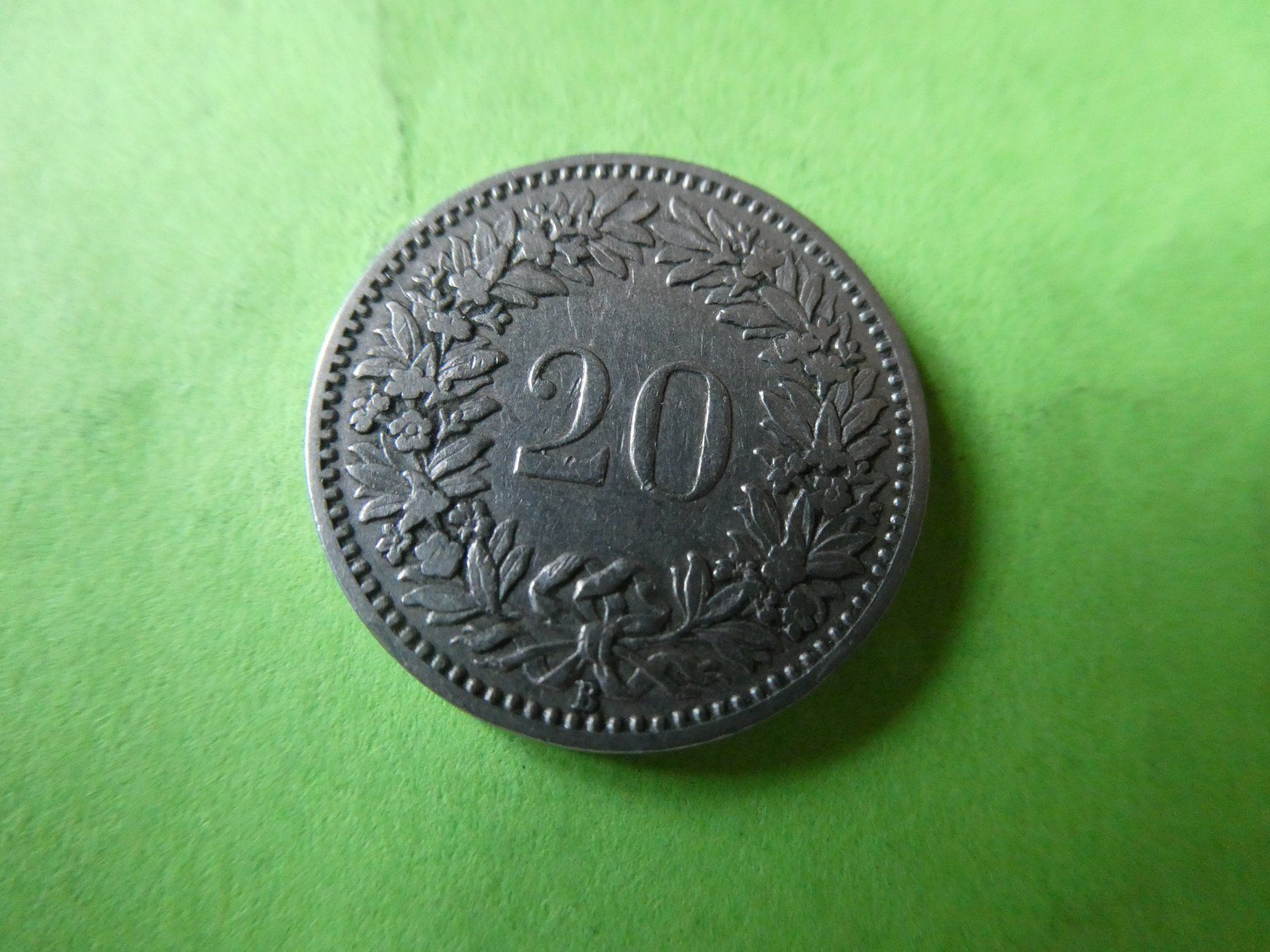 Tutti le monete: Schweiz 1881, 20 Rappen – Usato da Hinterforst venduto da Rohusri 1