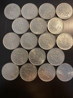 France, Lot 18 X 1 FF 1960-1999 Nickel 