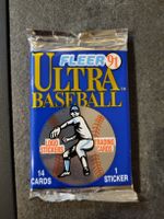 Fleer Ultra Baseball 1991 Trading Card Pack, sealed!