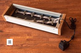 SERIE M Eurorack Case 3U 84HP Eiche/Alu + Tiptop µZeus Power