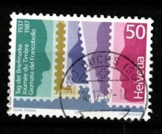 Alle Briefmarken: 1987 - 50 Jahre Tag der Briefmarke – Gebraucht aus Schaffhausen von poststamp