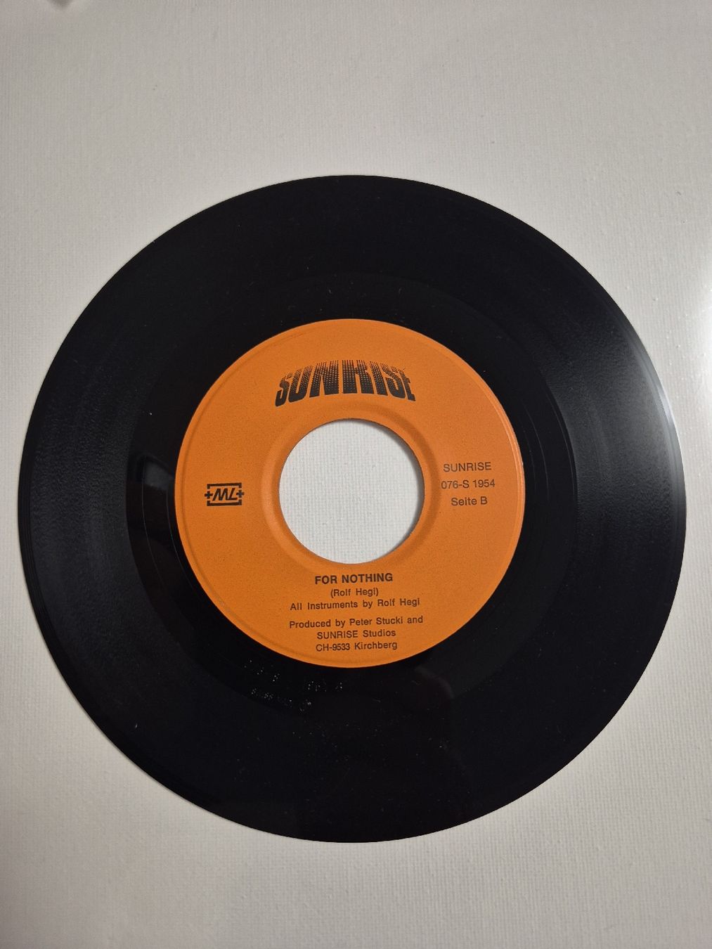 Schallplatten: Rolf Hegi  - L'Escalet / For Nothing - Single 7, CH – Neu (gemäss Beschreibung) aus Uster von newwave0 3