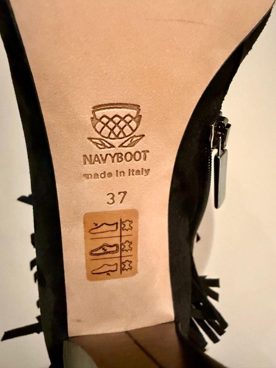 Navyboot Damenschuhe: Paar Navyboot Peeptoe ankle boots Gr. 37 – Neu (gemäss Beschreibung) aus Wabern von MLPYAQ1027 2