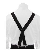 X Form Herren Hosenträger  2.5cm breit-4 Clips