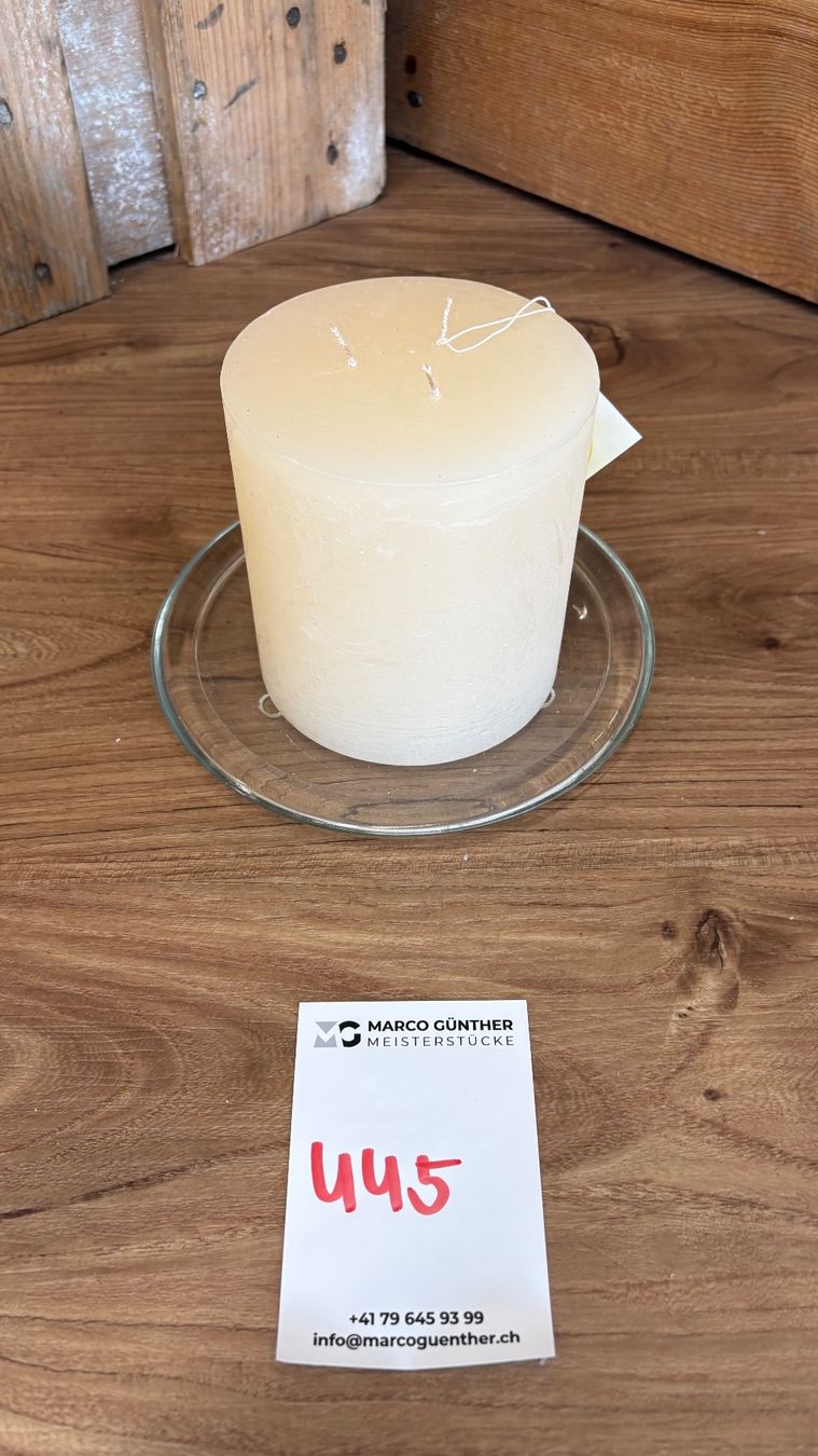 Kerzen: 0445 Posten Raureif Kerze aus Liquidation – Neu (gemäss Beschreibung) aus Derendingen von Meisterstuecke 2