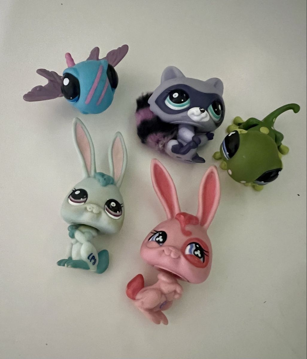Littlest Pet Shop Statuette: Littlest Pet Shop Figuren 5 Stk – Usato da Obernau venduto da Mya285 1