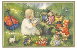 Künstlerin: Mili Weber No 52 - Kind erzählt Märchen - 1926
