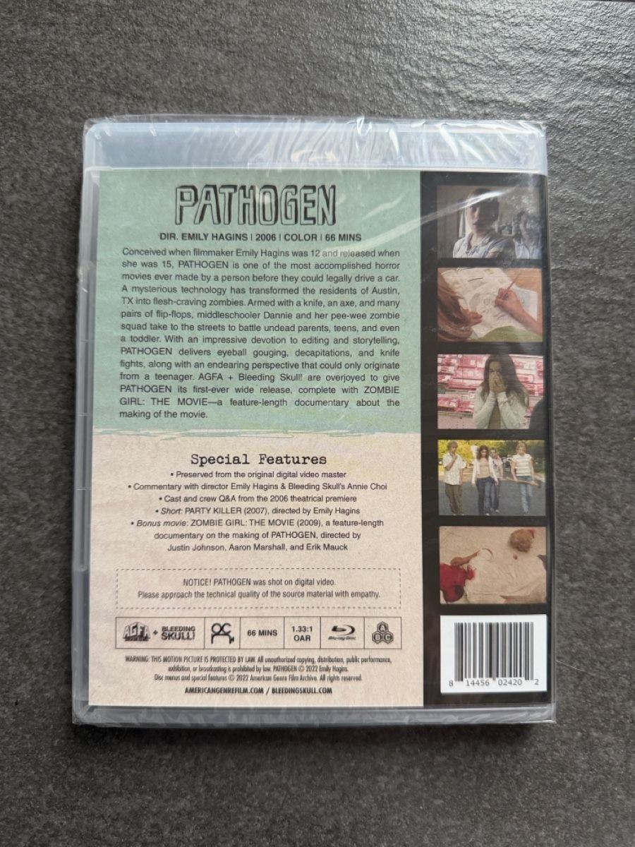 Tutti i DVDs: Pathogen Blu-ray AGFA – Nuovo (secondo la descrizione) da Zürich venduto da cENS0R 3