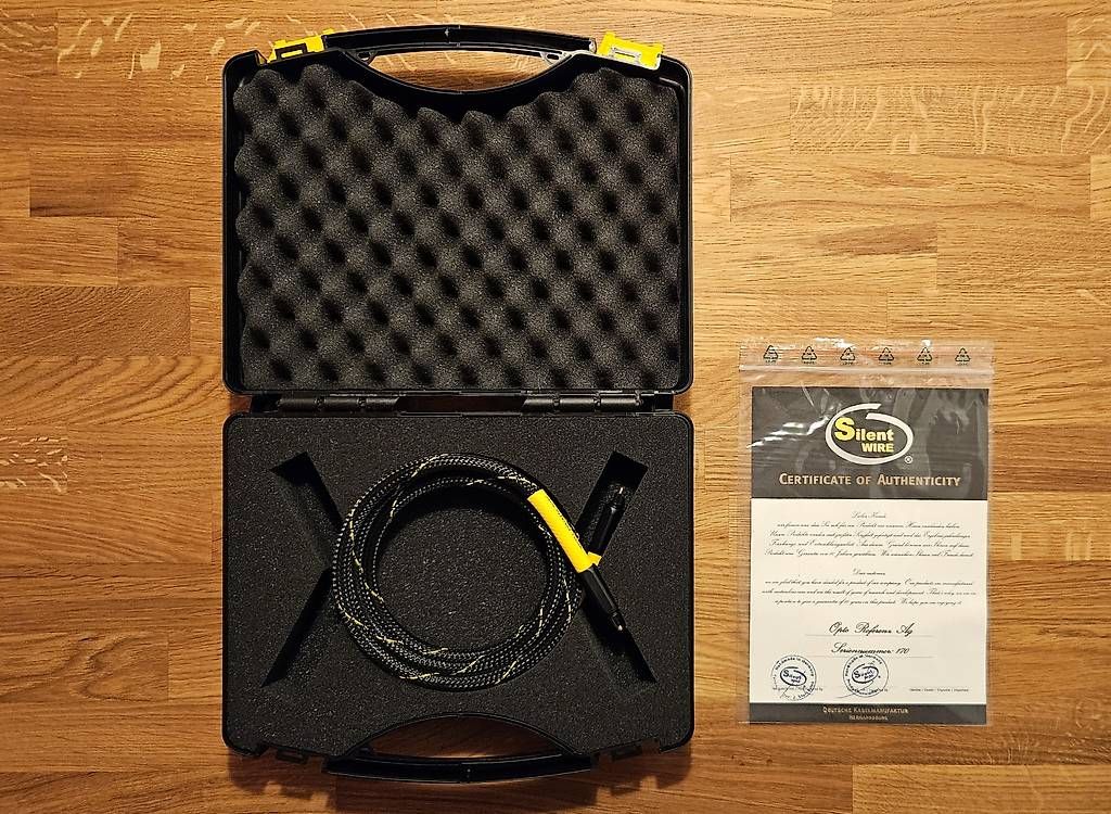 Cavi: Silent WIRE Digitalkabel Referenz Optical, Toslink 2 Meter – Nuovo e nell'imballaggio originale da Schliern b. Köniz venduto da FMB123 1