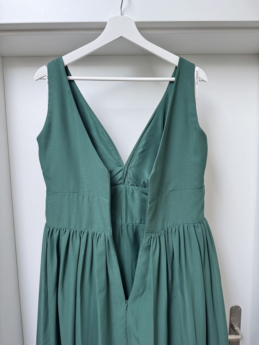 JJ’s House Vestiti: Dunkelgrünes Abendkleid mit Schlitz – Usato da Elgg venduto da fra_9p7j 3