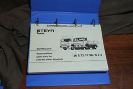 Steyer 26 S 32 / P 38 6x4, Armee LKW Bestandteilliste