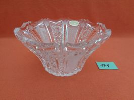 Bleikristall-Schale mit Sternenschliff