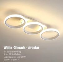 Plafonnier moderne à LEDs pour chambre salon couloir ect...