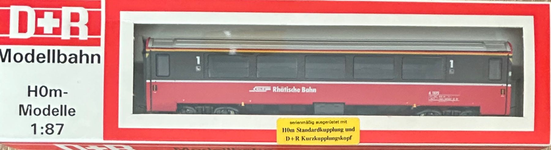 Trains électriques: H0m D+R 21275 RhB Ew IV A1275 – Neuf (Voir description) à Belp par AEMA-Modellbau