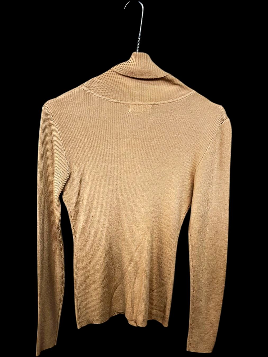 Maglioni & Felpe: Prime Pattern Beiger Rollkragen-Rippstrickpullover – Usato da Zug venduto da vinokilo 4