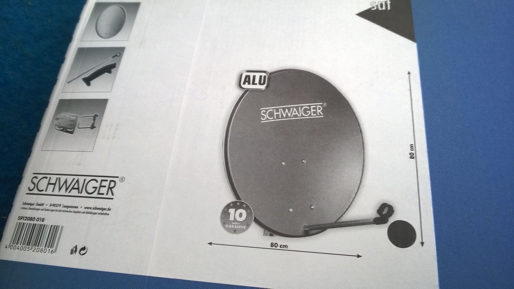 Schalen: SAT ANTENNE OFSET/ 80cm Durchmesser – Neu und originalverpackt aus OBERSTETTEN von simba0810 1