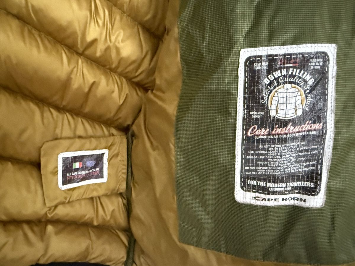 Giacche: Cape Horn Down Jacket, Khaki Green, Size 54 – Usato da Zollikerberg venduto da MK-13 7