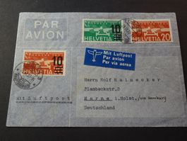 23.IX.37, PAR AVION, NACH MARNE DEUTSCHLAND