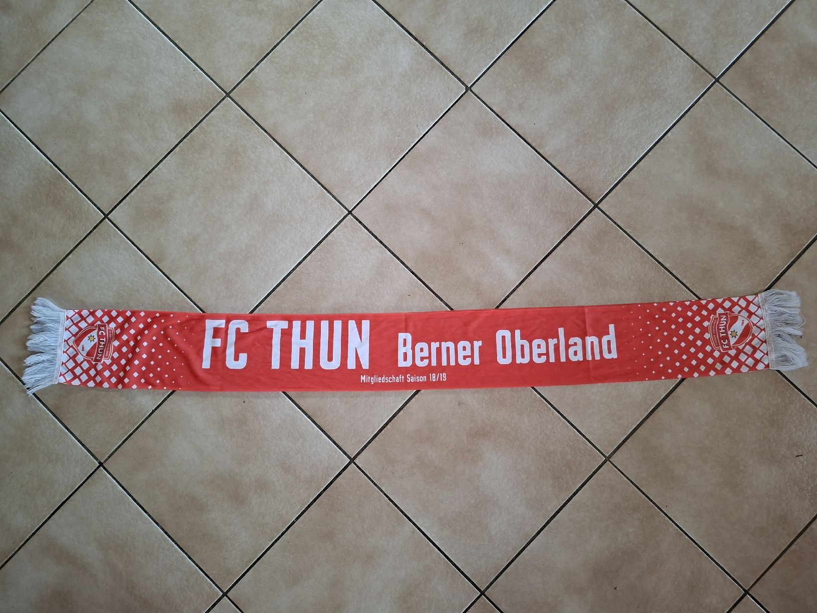 FC Thun Foulard & Sciarpe: FC Thun Fan Schal – Usato da Schwanden Sigrisw venduto da cadieux71