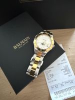 Balmain Uhr bicolor mit Mondphase in Box neuwertig