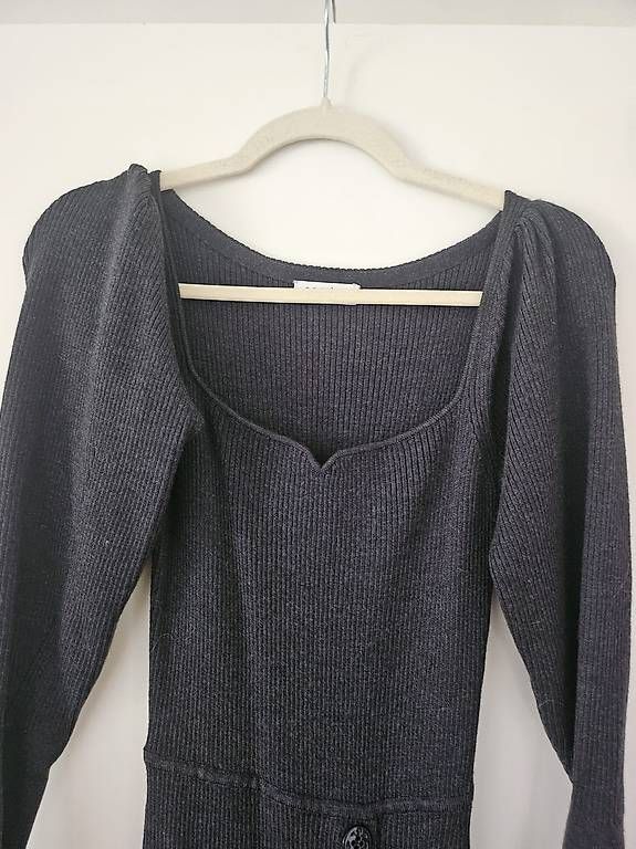 Sandro Vestiti: Wunderschönes Sandro Paris Strickkleid grau Gr. 34 – Usato da Buchs SG venduto da corapre 1