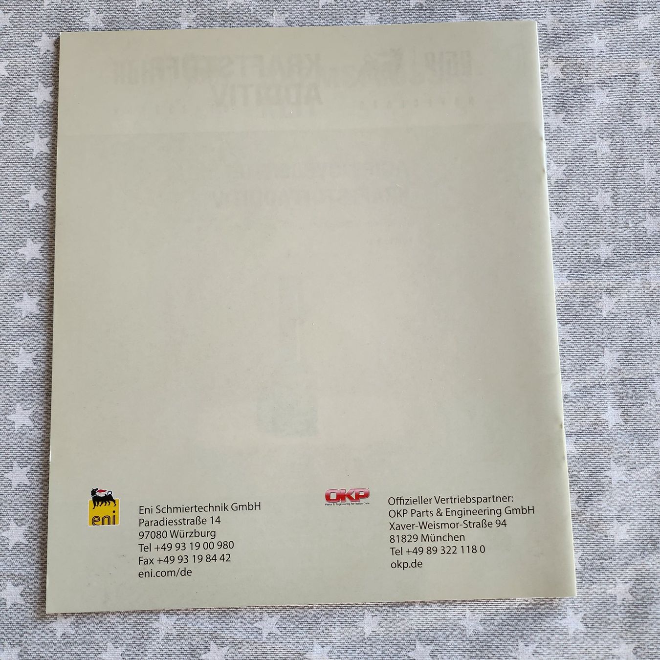 Documenti: Prospekt Schmierstoffe Oldtimer Agip – Nuovo (secondo la descrizione) da Unterägeri venduto da 0alfa0 1