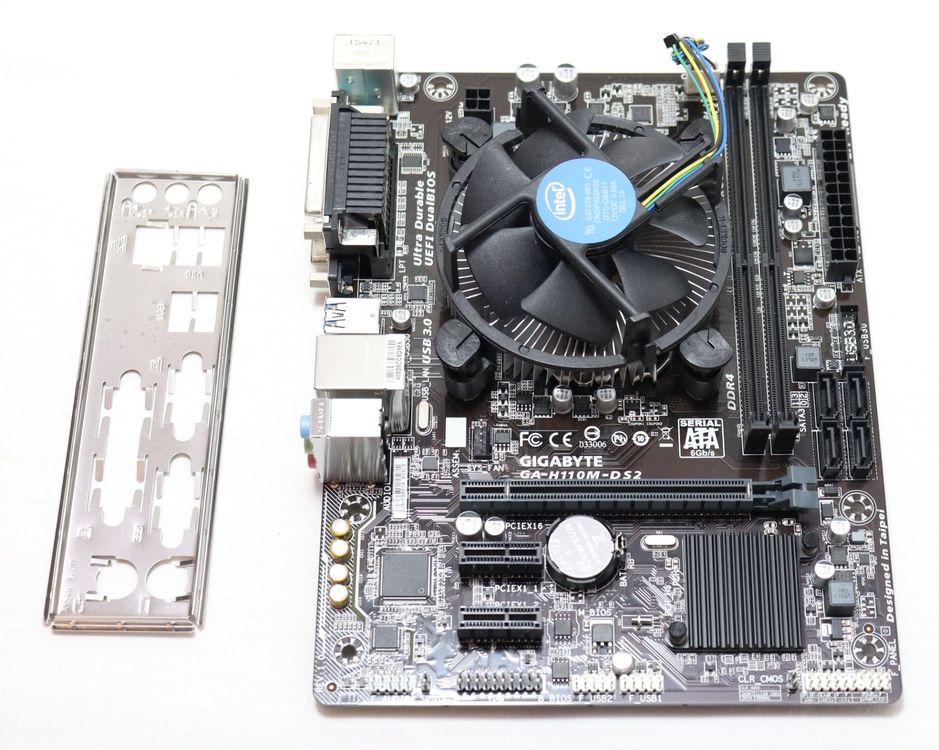 Mainboard Gigabyte GAH110MDS2 mit Intel Core i3 6100 CPU Kaufen auf Ricardo