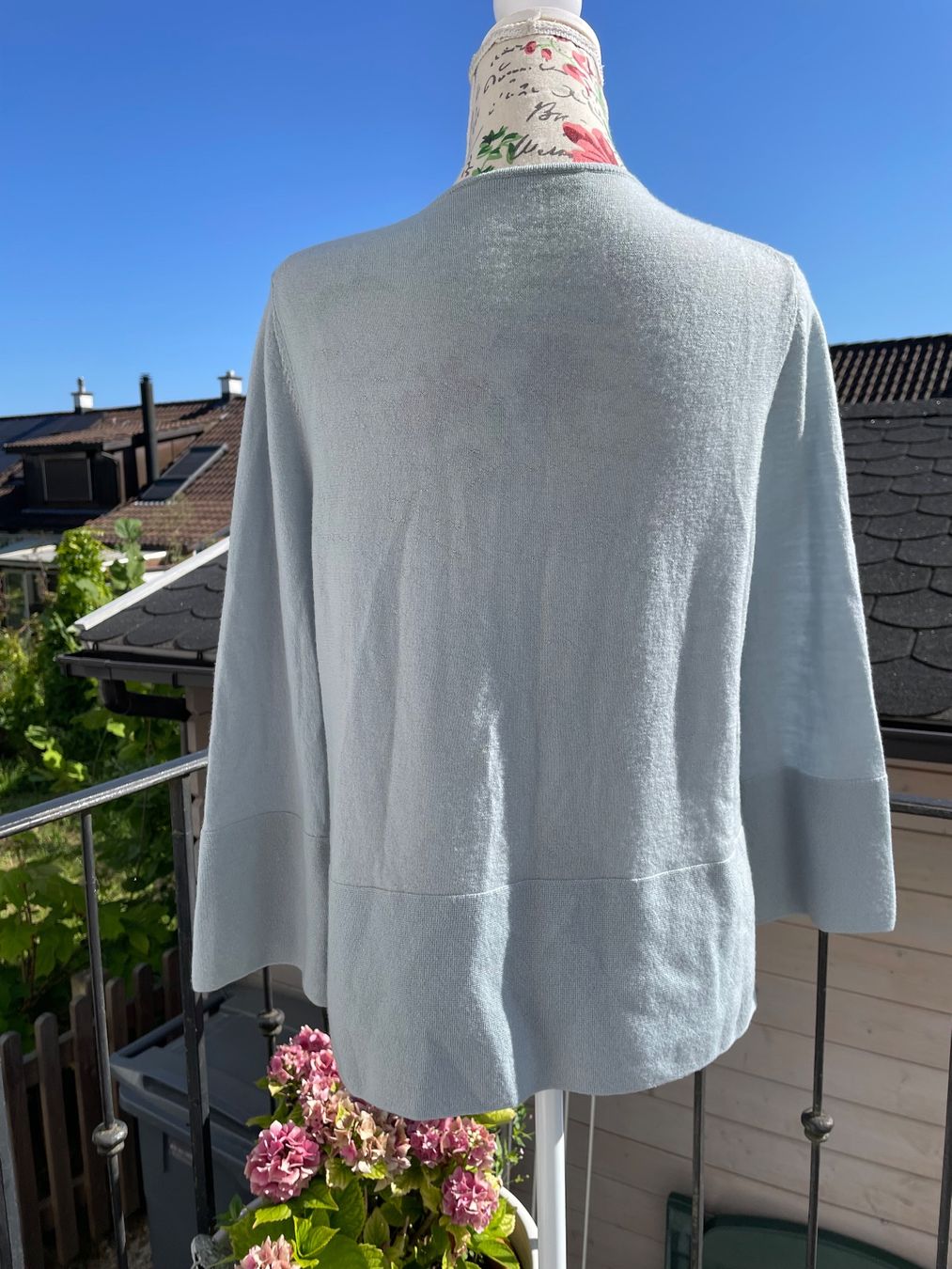 Jacken: Stahlblaue Strickjacke FFC 100% Wolle – Gebraucht aus Zürich von Pamuk04 2