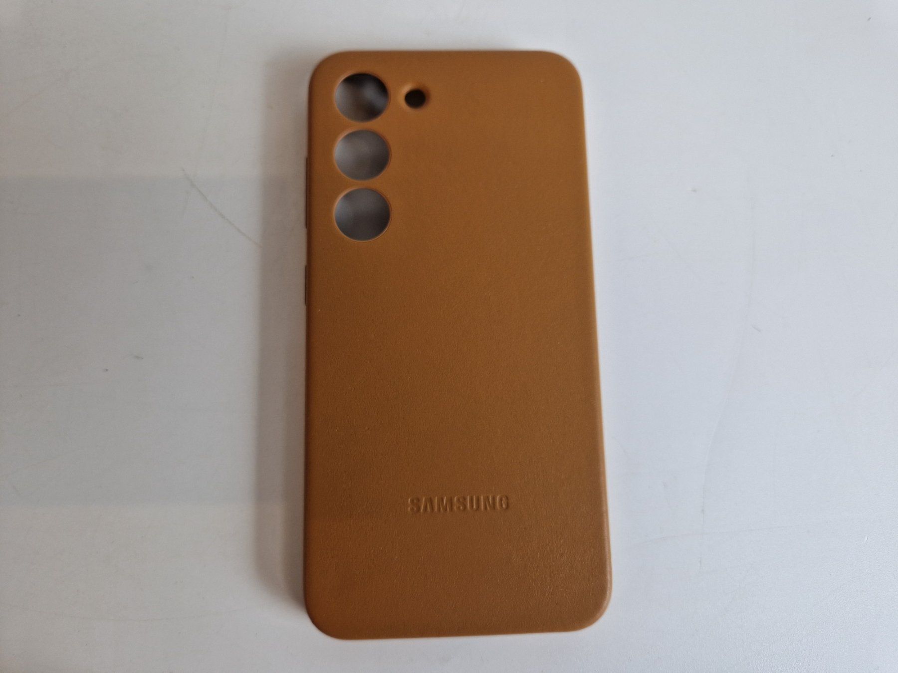 Samsung Cover & Protezioni schermo: Handyhülle  Samsung Galaxy S23 Leder – Nuovo (secondo la descrizione) da Muhen venduto da Restwert_Muhen 5