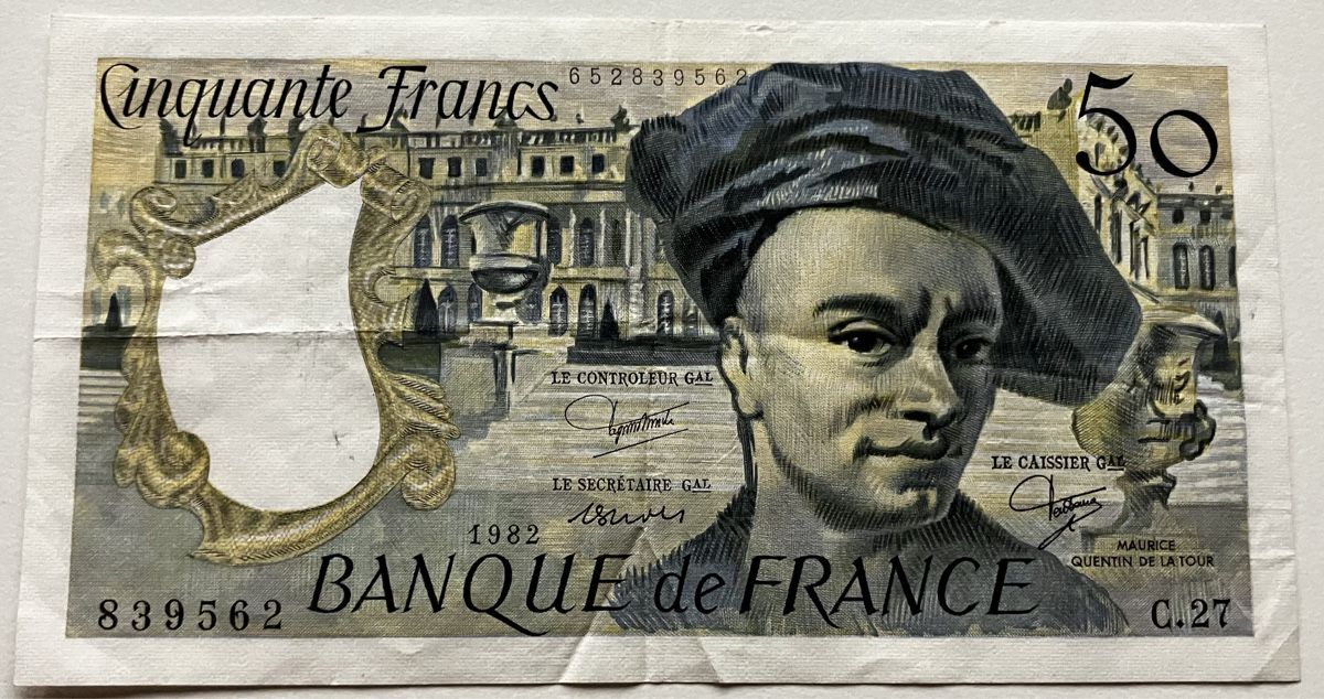 Banconote: Frankreich 50 Francs 1982 – Usato da Algetshausen venduto da Carrhard