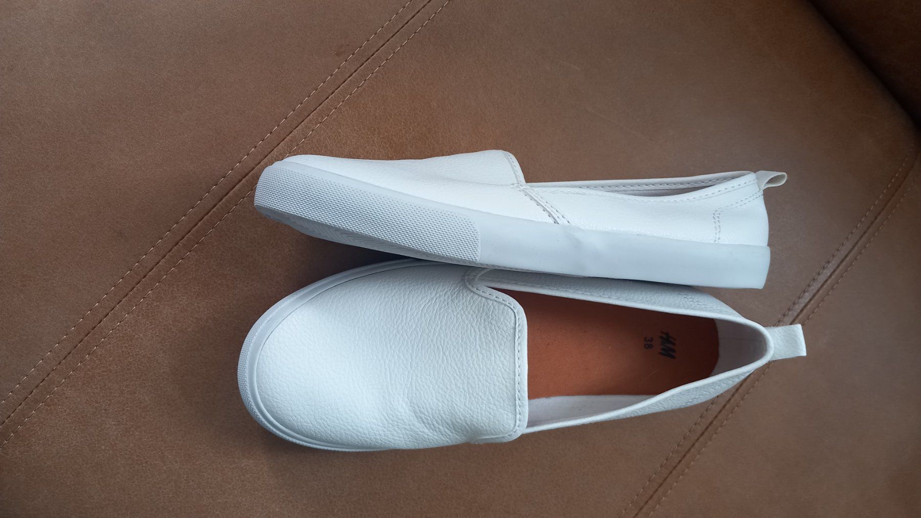 H&M Scarpe da donna: Slip in/Mokassin weiss gr 38 – Nuovo (secondo la descrizione) da Eggersriet venduto da Taylorjam 2