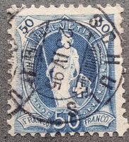 Stehende Helvetia Schuls 70C Kat. 50.-