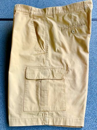 Legere Bermudas aus Baumwolle mit Cargotaschen, Gr. 56