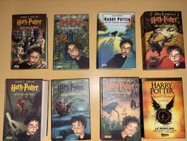 8 HARRY POTTER BÜCHER zu einem Preis !!!!!