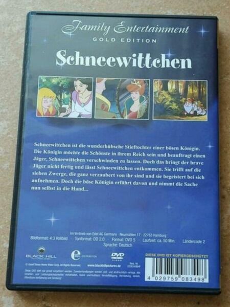 Alle DVDs: Schneewittchen (Family Ent. Gold-Edition – Gebraucht aus St. Gallen von elk2021 3