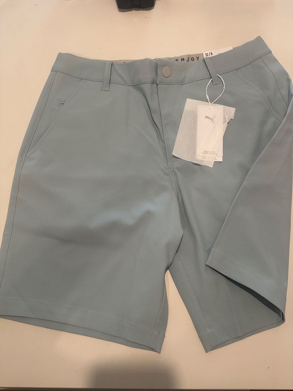 Puma Pantaloni: Golfhose Puma - Neu - 32 inch - Hellblau – Nuovo e nell'imballaggio originale da recherswil venduto da Leuenberger_Lohn 2