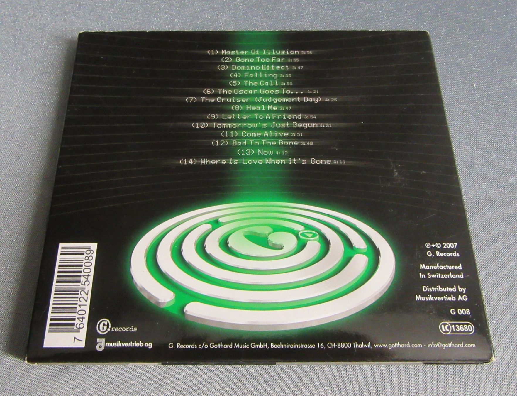 CD: Gotthard - domino effect - CD ab CHF  3.00 – Usato da Auenstein venduto da Padabimbim 1