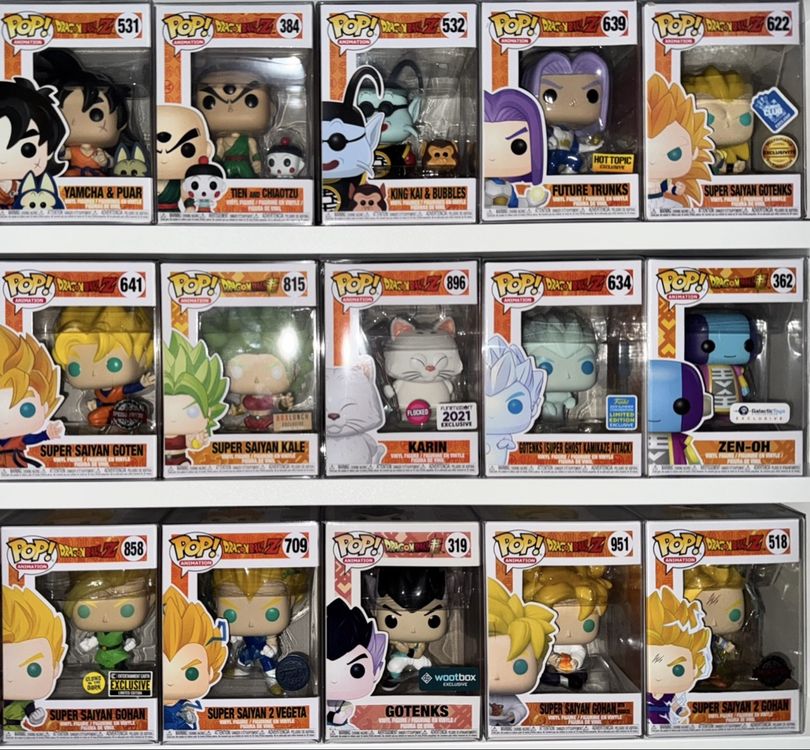 Lot De 15 Figurines POP - Occasion, Collection Diverses - Idéal Pour Fans Ou Déco