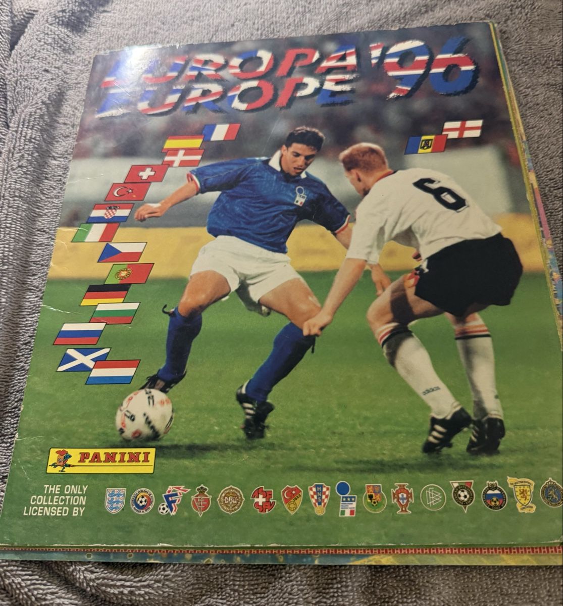 Panini Sammelbilder & Trading cards: Panini Album EM 96 – Gebraucht aus Baden von Goldbaum