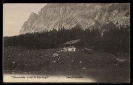 AK Oeschinensee, Ortspartie mit Gasthaus