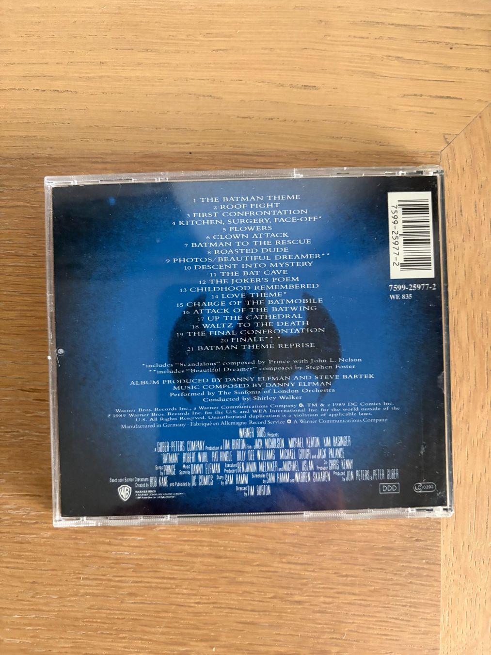 CDs: CD BATMAN DANNY ELFMAN – Gebraucht aus Geneve von tigre69 1