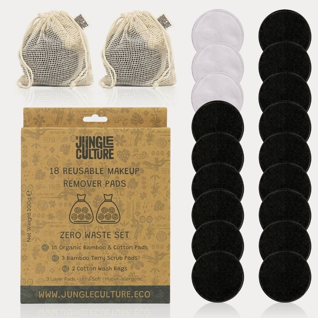 Gesichtspflege: Wiederverwendbare Make-up-Entferner-Pads mit 18 Stück – Neu und originalverpackt aus Walenstadt von Trend-24