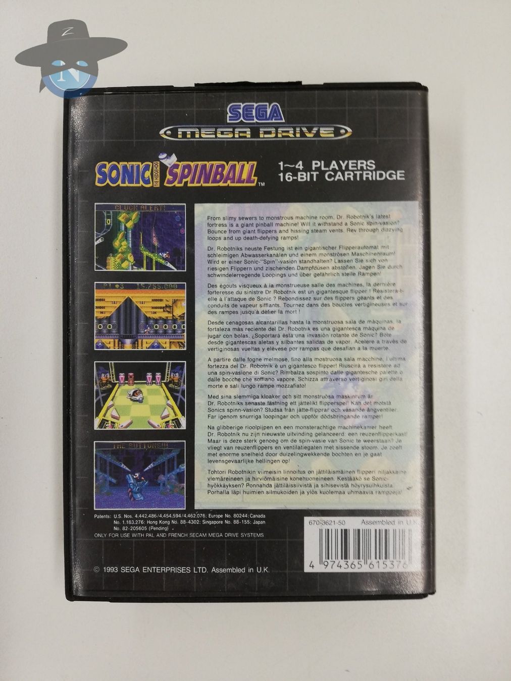 Sega Giochi: Sonic Spinball / Sega Mega Drive – Usato da St. Gallen venduto da zorro_dc 1