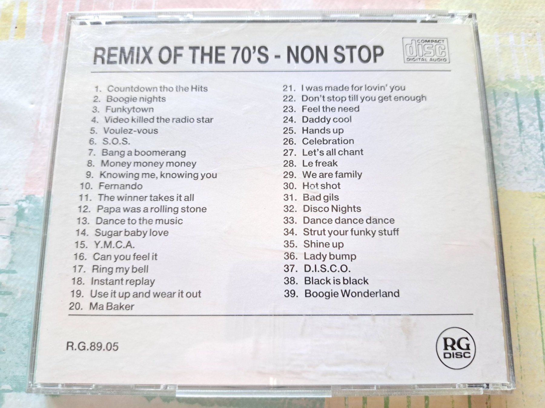 CDs: Cd Remix of the 70's - Non stop..... – D'occasion à Pully par bro_n52j 1